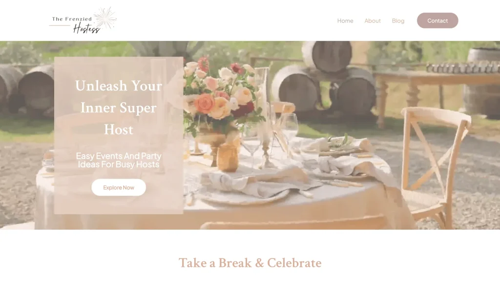 Corporate event, bachelorette party ideas and wedding website with elegant decorations, beautiful venues and fun activities