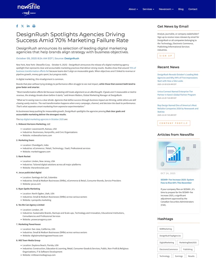 Florida PR agency and content marketing in Daytona Beach for press release writing and distribution and earned media feature