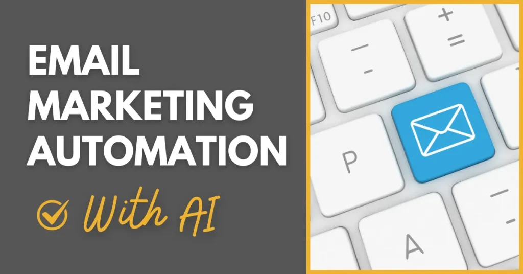 Email marketing automation with AI assistant tool for email newsletter campaigns for customer retention and productivity