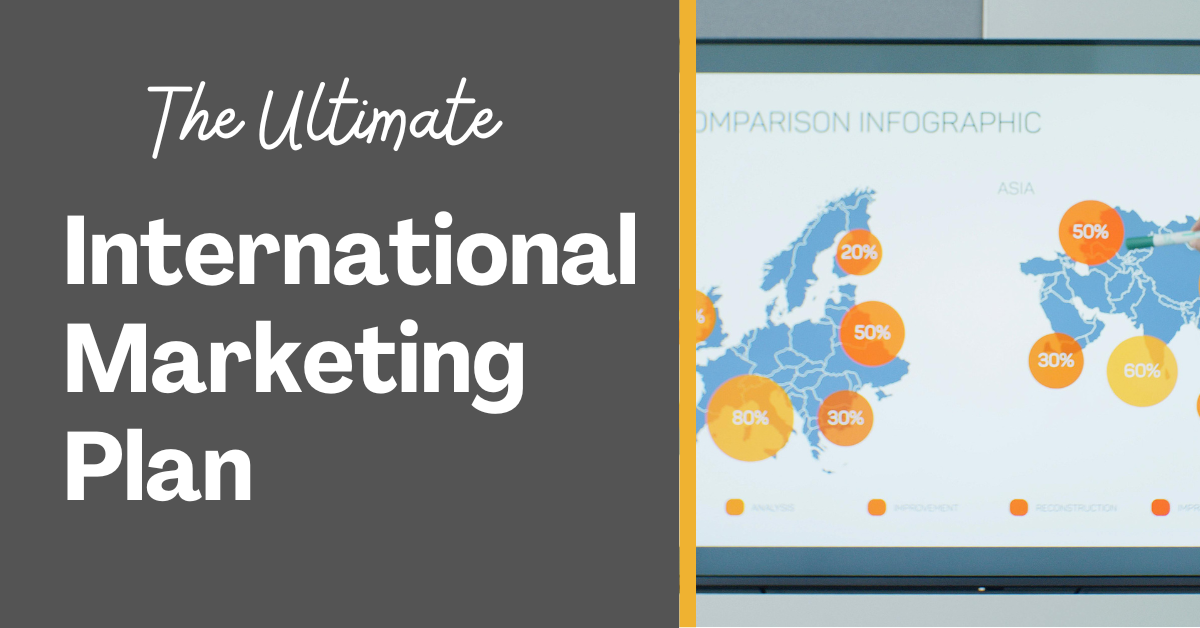International marketing plan for business global expansion and new market entry through export and international trade