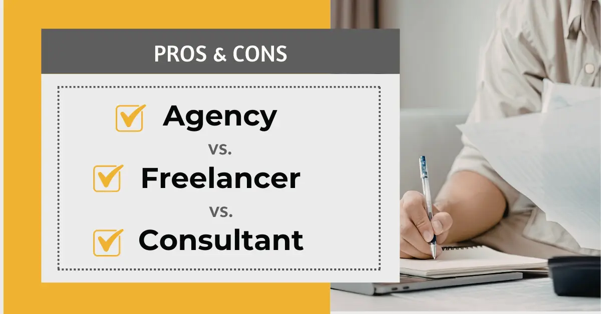 Boutique agency top digital marketing solution for small business over SEO expert, website freelancer, marketing consultant